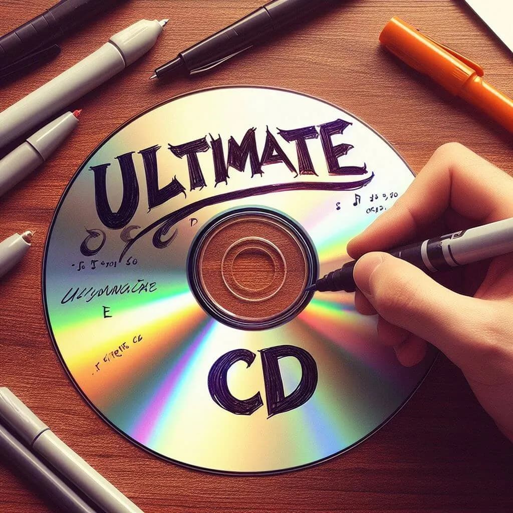 A CD with Ultimate CD written on it